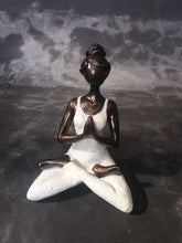 Load image into Gallery viewer, Hand-Painted Young Female in Yoga Pose - Multiple Colors Available